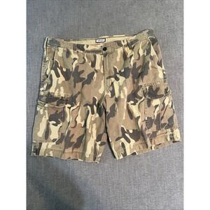 Izod Camouflage Cargo Shorts Men's 40 Hip Hop Grunge Skater Vintage Y2K